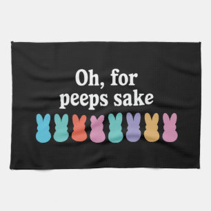 Fröhlicher Osterhase Christlich Religiöses Karneva Geschirrtuch