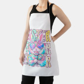 Fröhlicher Osterhase Coquette Schleife Preppy Oste Schürze (InSitu)