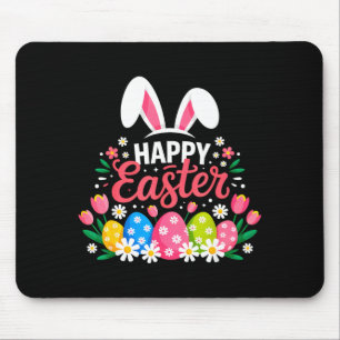 Fröhlicher Osterhase Frühling Ei Kaninchen Tag Fra Mousepad