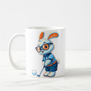 Fröhlicher Osterhase Golfspieler Liebhaber Sport H Kaffeetasse