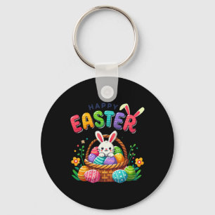 Fröhlicher Osterhase Hase Ei Bysket Mädchen Kleink Schlüsselanhänger