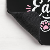 Fröhlicher Osterhase Hase Für Mädchen Kinder Junge Mousepad (Ecke)