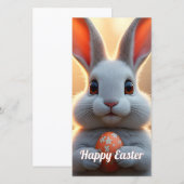 Fröhlicher Osterhase im Zauber des Frühlings (Vorne/Hinten)
