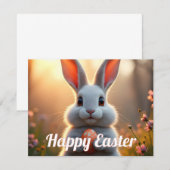 Fröhlicher Osterhase im Zauber des Frühlings (Vorne/Hinten)