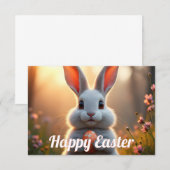 Fröhlicher Osterhase im Zauber des Frühlings (Vorne/Hinten)