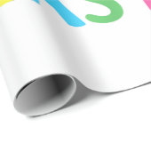 Fröhlicher Osterhase Ostereier-Suche Ostern Frauen Geschenkpapier (Rolleneckpunkt)