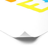 Fröhlicher Osterhase Ostereier-Suche Ostern Frauen Poster (Ecke)