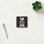 Fröhlicher Osterhase  Post-it Klebezettel (Büro)