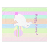 Fröhlicher Osterhase und Eier Tischdecke (Vorderseite (Horizontal))