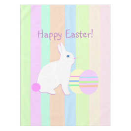 Fröhlicher Osterhase und Eier Tischdecke
