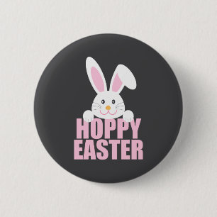 Fröhlicher Osterhase Wortwitz Süße Nk Mädchen Button