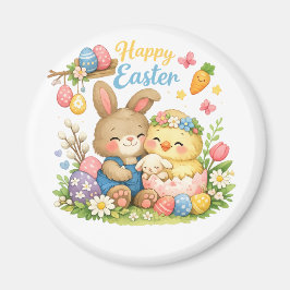 Fröhlicher Ostermagnet Magnet
