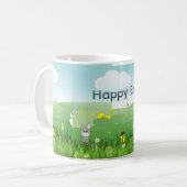 Fröhlicher Ostermug Kaffeetasse (Vorderseite Links)