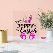 Fröhlicher Ostern Acrylschild (Hochzeit)