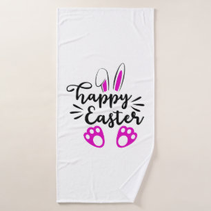 Fröhlicher Ostern Badehandtuch