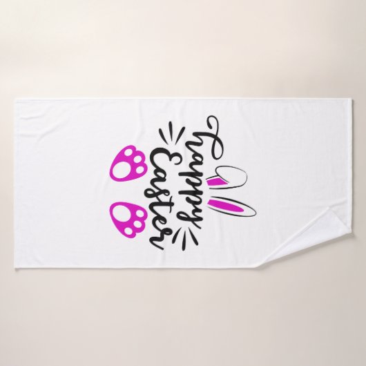Fröhlicher Ostern Badehandtuch (Badehandtuch)