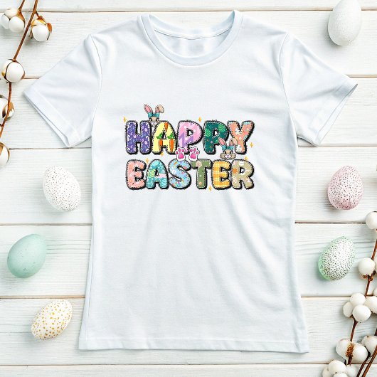 Fröhlicher Ostern, Blumenstrauß T-Shirt