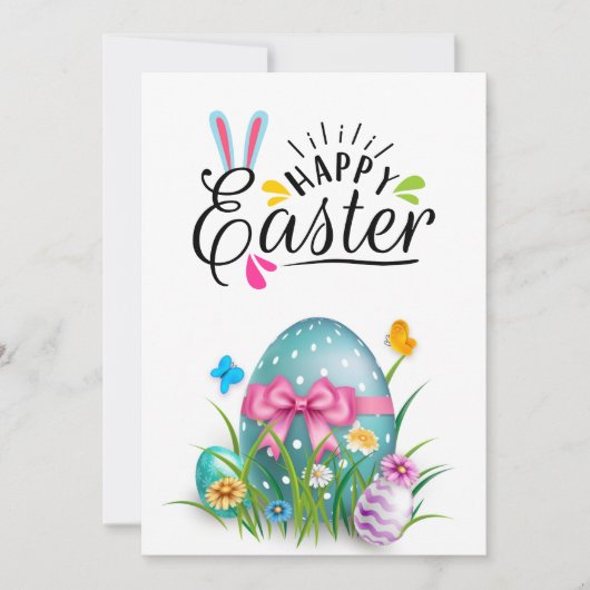 Fröhlicher Ostern Feiertagskarte (Vorderseite)