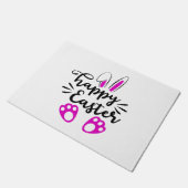 Fröhlicher Ostern Fußmatte (Schrägansicht)