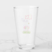 Fröhlicher Ostern Glas (Rückseite)