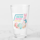 Fröhlicher Ostern Glas (Vorderseite)