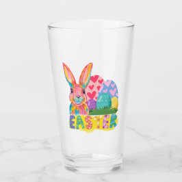 Fröhlicher Ostern Glas