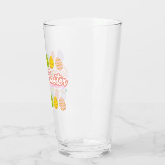 Fröhlicher Ostern Glas (Links)