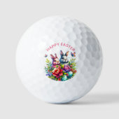 Fröhlicher Ostern Golfball (Vorderseite)