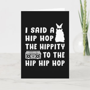 Fröhlicher Ostern Hip Hop Hase Osterei Lustiges Ge Karte