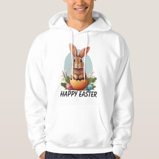 Fröhlicher Ostern Hoodie (Vorderseite)
