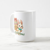 Fröhlicher Ostern Kaffeebecher Kaffeetasse (Vorderseite Links)
