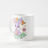 Fröhlicher Ostern Kaffeetasse (Vorderseite Links)