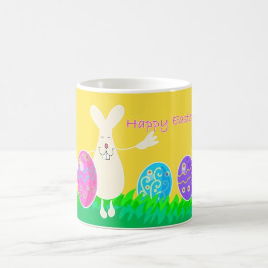 Fröhlicher Ostern Kaffeetasse (Mittel)