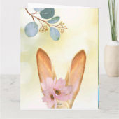 Fröhlicher Ostern Karte (Rückseite)