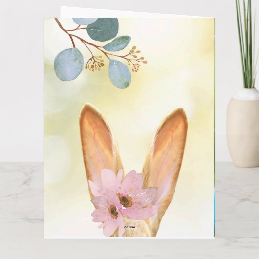 Fröhlicher Ostern Karte (Rückseite)