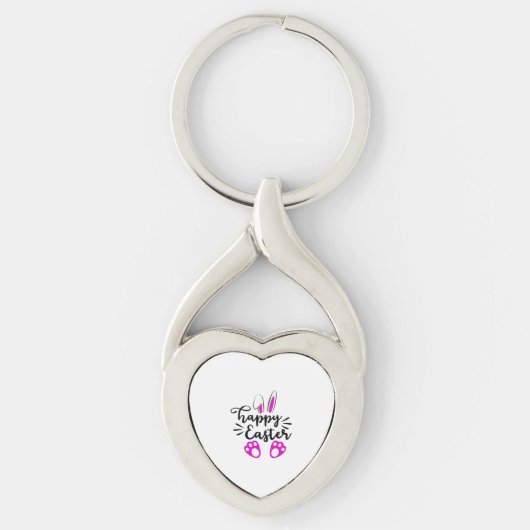 Fröhlicher Ostern Schlüsselanhänger (Vorderseite)