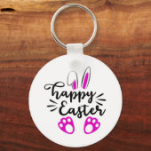 Fröhlicher Ostern Schlüsselanhänger (Vorderseite)