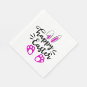 Fröhlicher Ostern Serviette (Ecke)