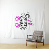 Fröhlicher Ostern Wandteppich (Beispiel (Horizontal))