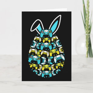 Fröhlicher Ostertag Gaming Bunny Ei Lustiger Gamer Karte