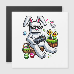 Fröhlicher Ostertag Hase Ei Videospiel für Jungen Magnetkarte