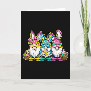 Fröhlicher Osthase Ei Jagd Und Sket Gnom Ostern Karte