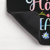 Fröhlicher Osthase Hasengesicht Lustiger Ostertag  Mousepad (Ecke)