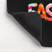 Fröhlicher Osthase Hasengesicht Lustiger Ostertag Mousepad (Ecke)