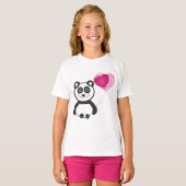 fröhlicher Panda T-Shirt (Vorne ganz)