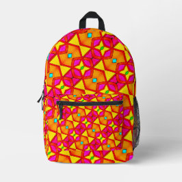 Fröhlicher Pattern-Backpack Bedruckter Rucksack