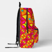 Fröhlicher Pattern-Backpack Bedruckter Rucksack (Links)