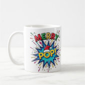 Fröhlicher Pop: Lebendiger Weihnachts-Mug mit Comi Kaffeetasse (Links)