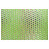 Fröhlicher Pugmas Mops Sankt und Ren V2 Stoff (Yard (91,4 cm))