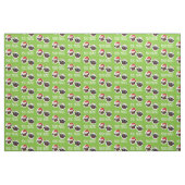 Fröhlicher Pugmas Mops Sankt und Ren V2 Stoff (Fat Quarter (45,7 x 55,9 cm))